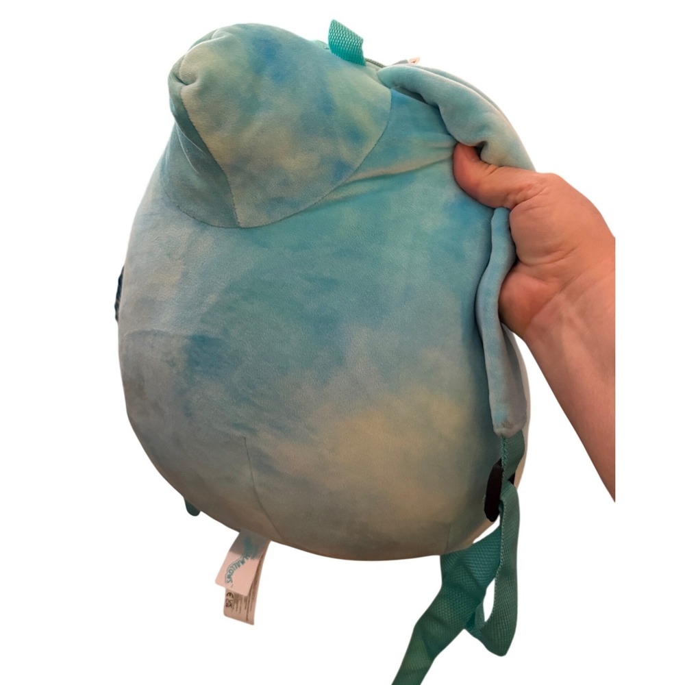 Squishmallows Plush Backpack Kids Blue Shantira‎ Pterodactyl 12" - Picture 2 of 6